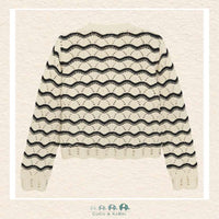 Creamie Girls: Black & White Cardigan, CoCo & KaBri Children's Boutique