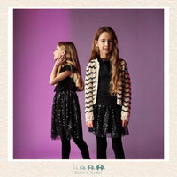 Creamie Girls: Black & White Cardigan, CoCo & KaBri Children's Boutique