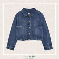 Creamie : Girls Cropped Denim Jacket, CoCo & KaBri Children's Boutique