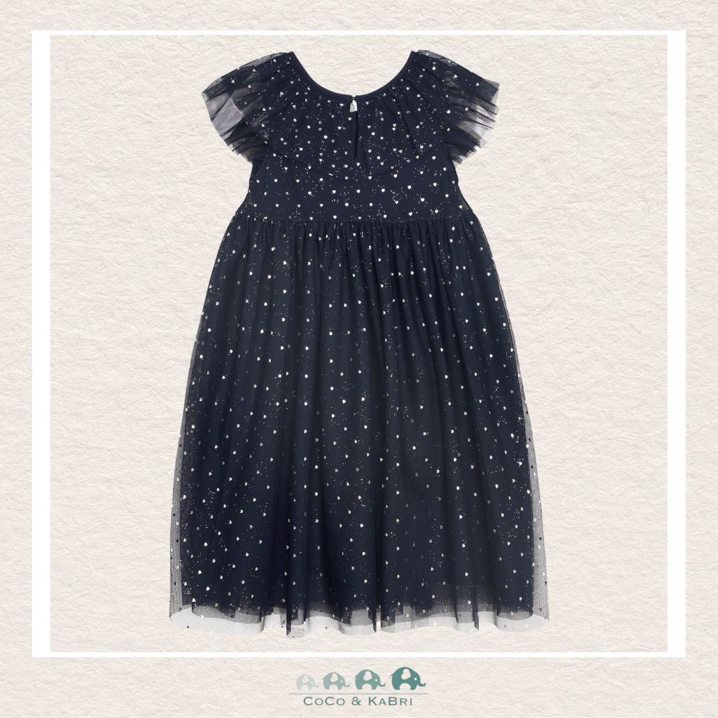 Creamie: Girls Mesh Black Dress, CoCo & KaBri Children's Boutique