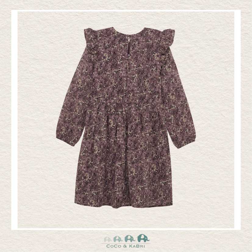 Creamie Girls Purple & Gold Dobby Dress, CoCo & KaBri Children's Boutique