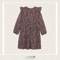 Creamie Girls Purple & Gold Dobby Dress, CoCo & KaBri Children's Boutique