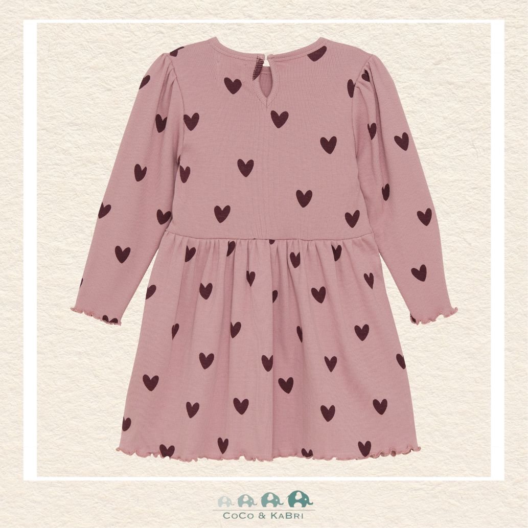 Creamie Heart Tulle Dress - Woodrose, CoCo & KaBri Children's Boutique