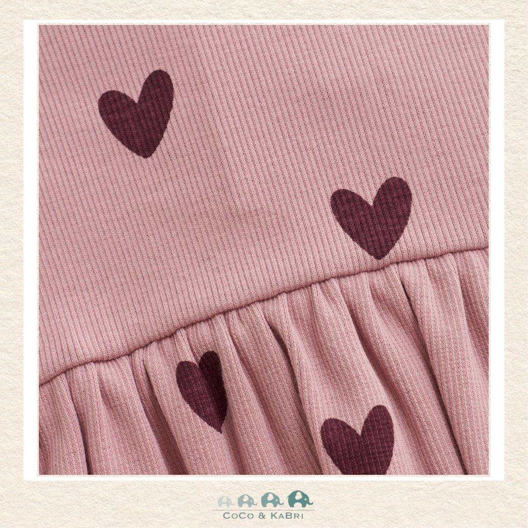 Creamie Heart Tulle Dress - Woodrose, CoCo & KaBri Children's Boutique