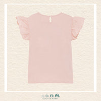Creamie Girls Light Pink Shirt featuring a soft cotton-blend fabric and a clean Scandinavian-inspired silhouette