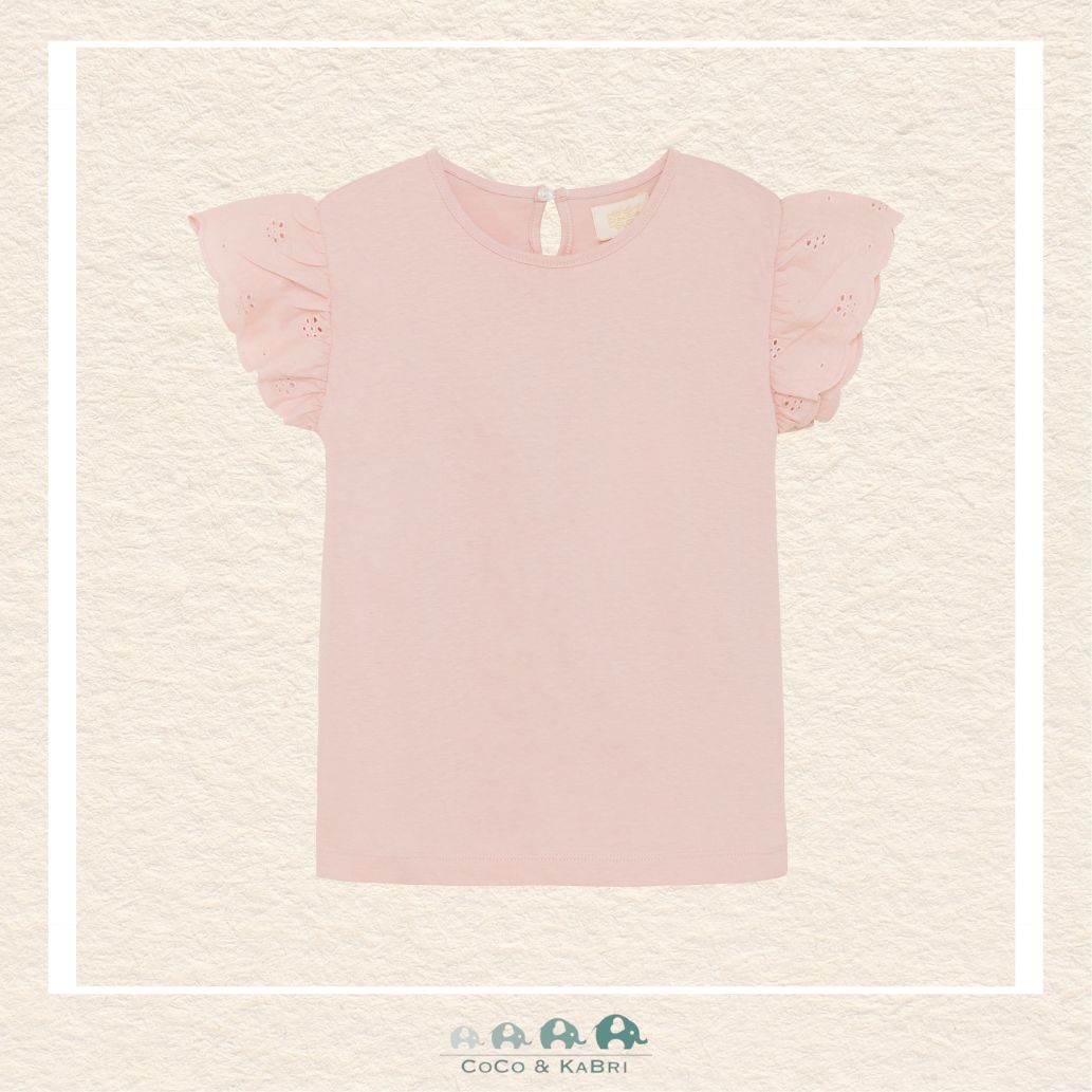 Creamie Girls Light Pink Shirt featuring a soft cotton-blend fabric and a clean Scandinavian-inspired silhouette