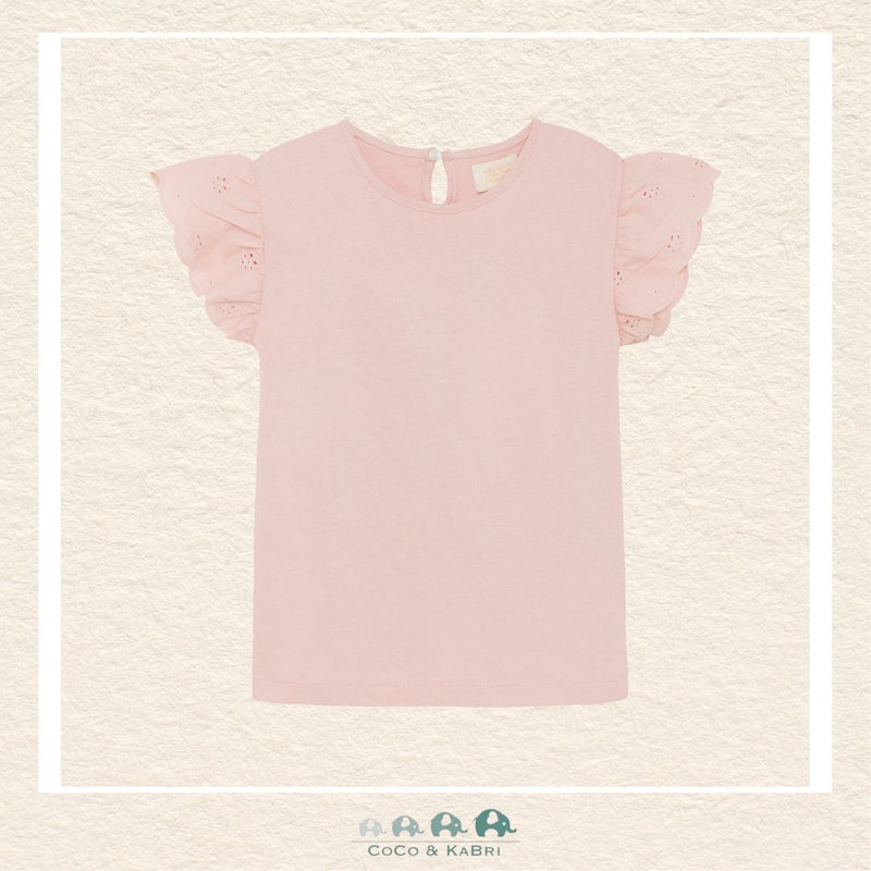 Creamie Girls Light Pink Shirt featuring a soft cotton-blend fabric and a clean Scandinavian-inspired silhouette