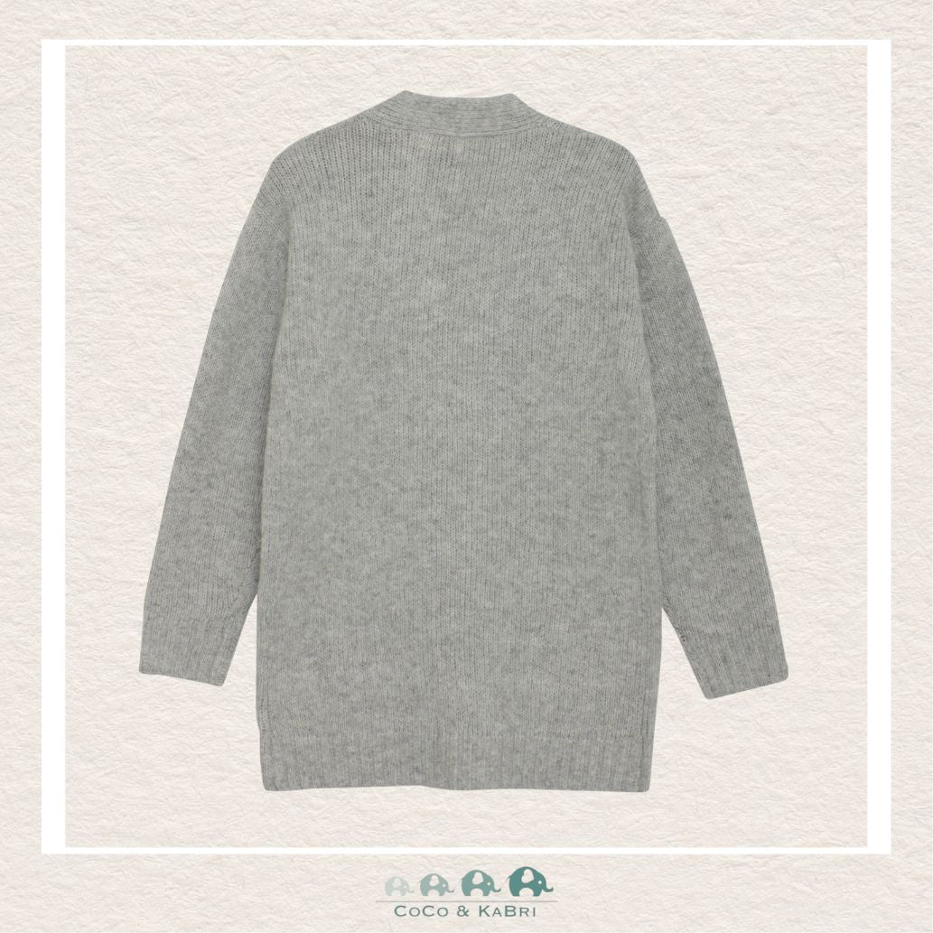 Creamie: Long Gray Cardigan, CoCo & KaBri Children's Boutique