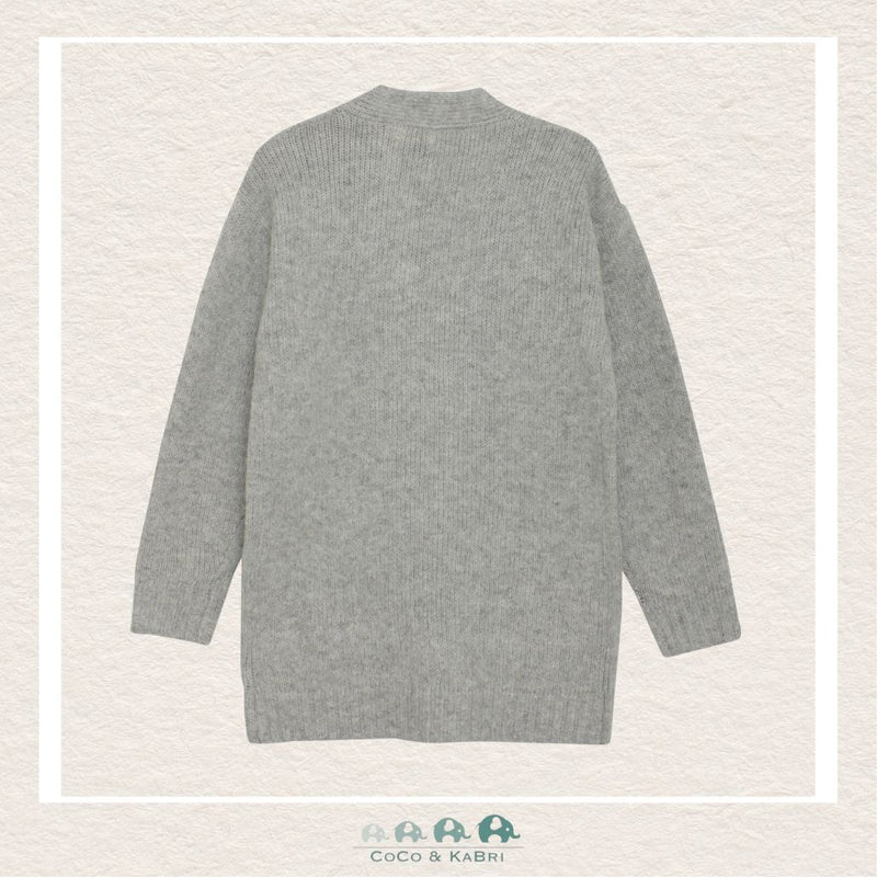 Creamie: Long Gray Cardigan, CoCo & KaBri Children's Boutique