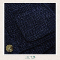 Creamie: Navy Knit Cardigan, CoCo & KaBri Children's Boutique