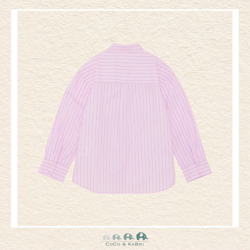Creamie: Pink Poplin Shirt, CoCo & KaBri Children's Boutique