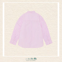 Creamie: Pink Poplin Shirt, CoCo & KaBri Children's Boutique