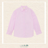 Creamie: Pink Poplin Shirt, CoCo & KaBri Children's Boutique