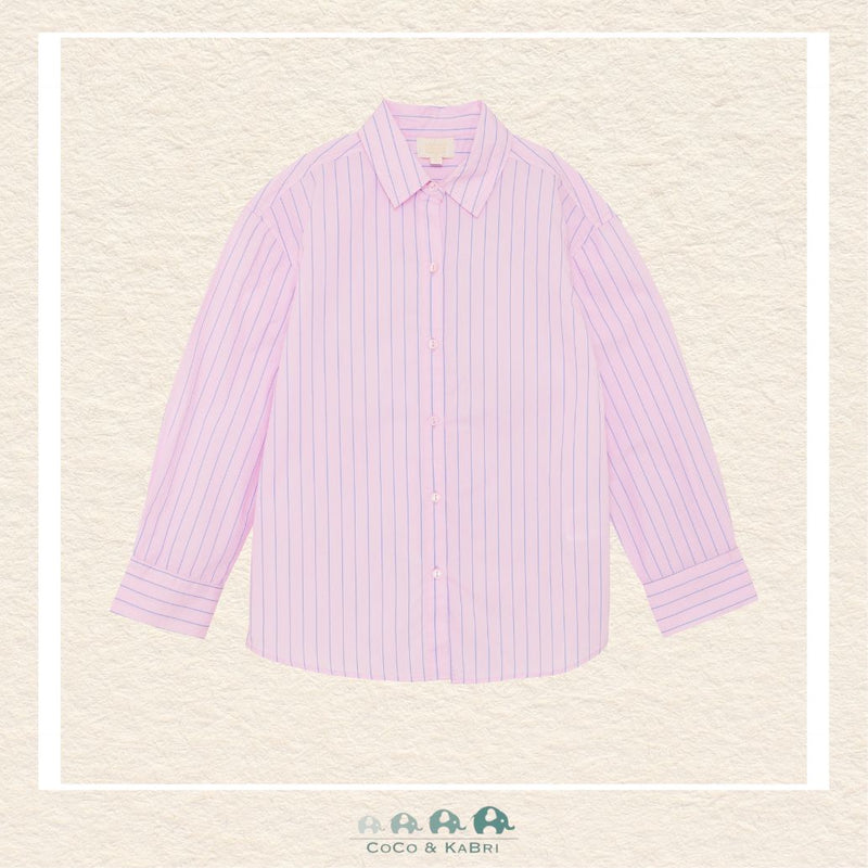 Creamie: Pink Poplin Shirt, CoCo & KaBri Children's Boutique