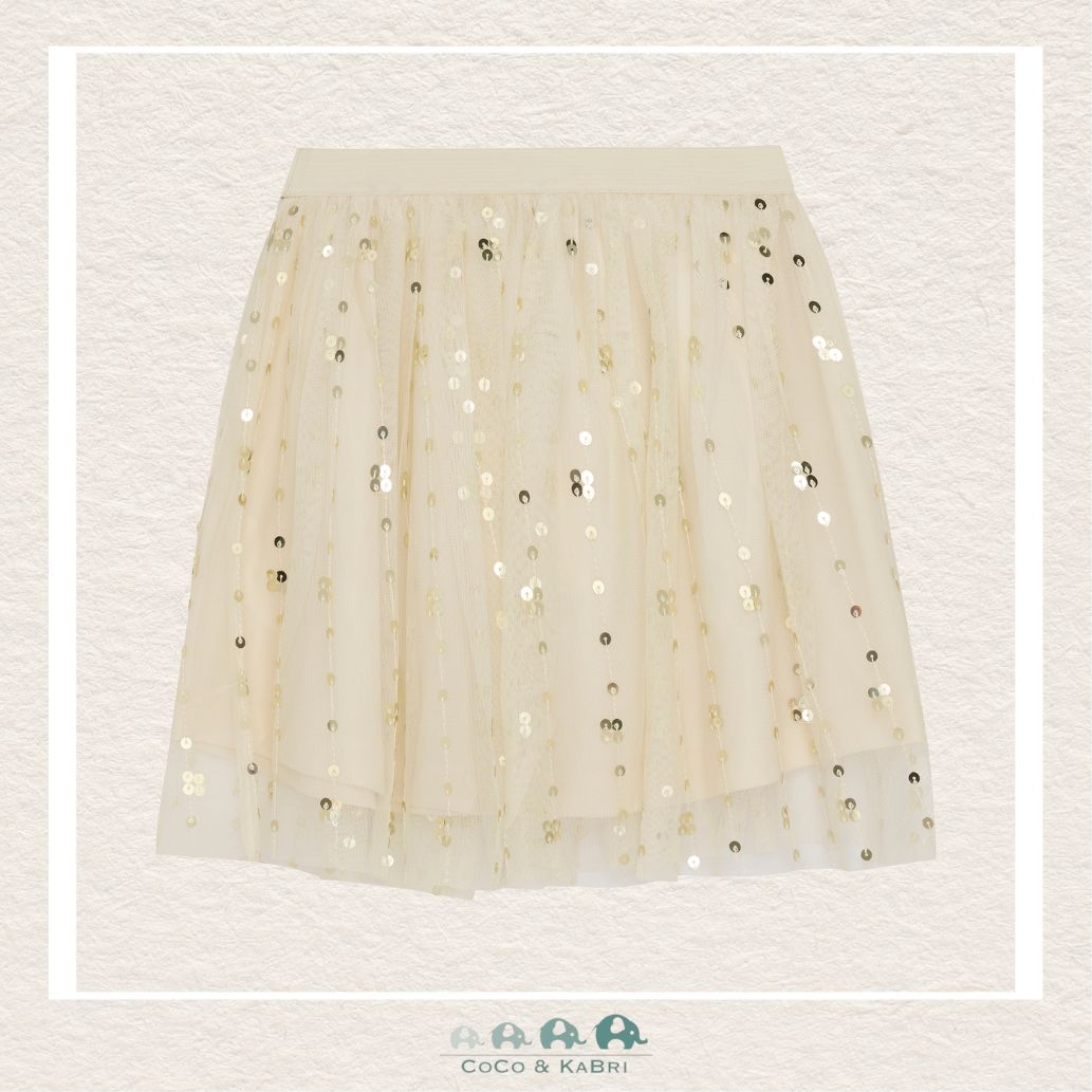 Creamie Sequin Buttercream Skirt, CoCo & KaBri Children's Boutique