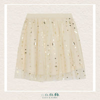 Creamie Sequin Buttercream Skirt, CoCo & KaBri Children's Boutique