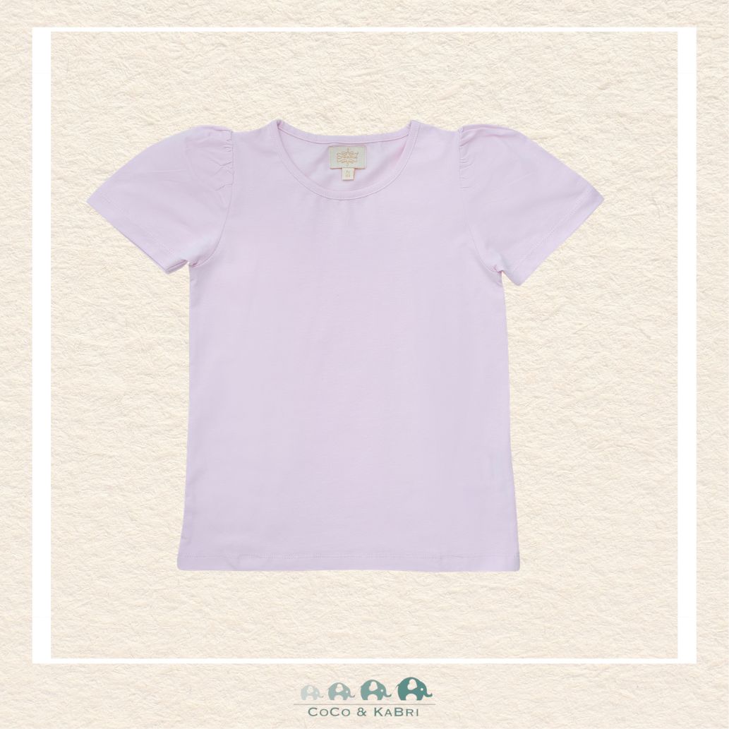 Creamie Girls Short Sleeve Shirt in a soft premium fabric featuring a comfortable fit - Light Pink