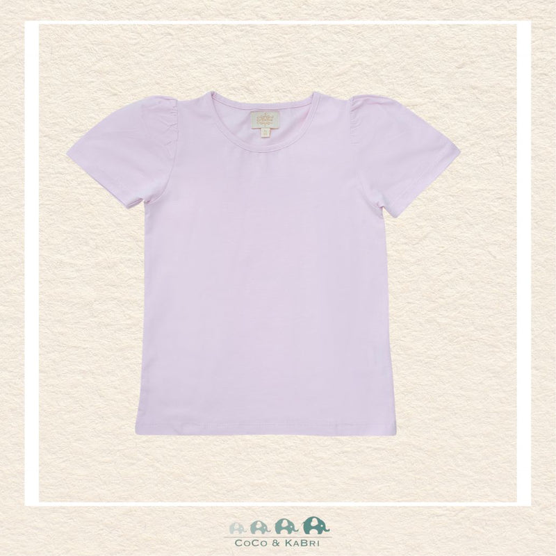 Creamie Girls Short Sleeve Shirt in a soft premium fabric featuring a comfortable fit - Light Pink