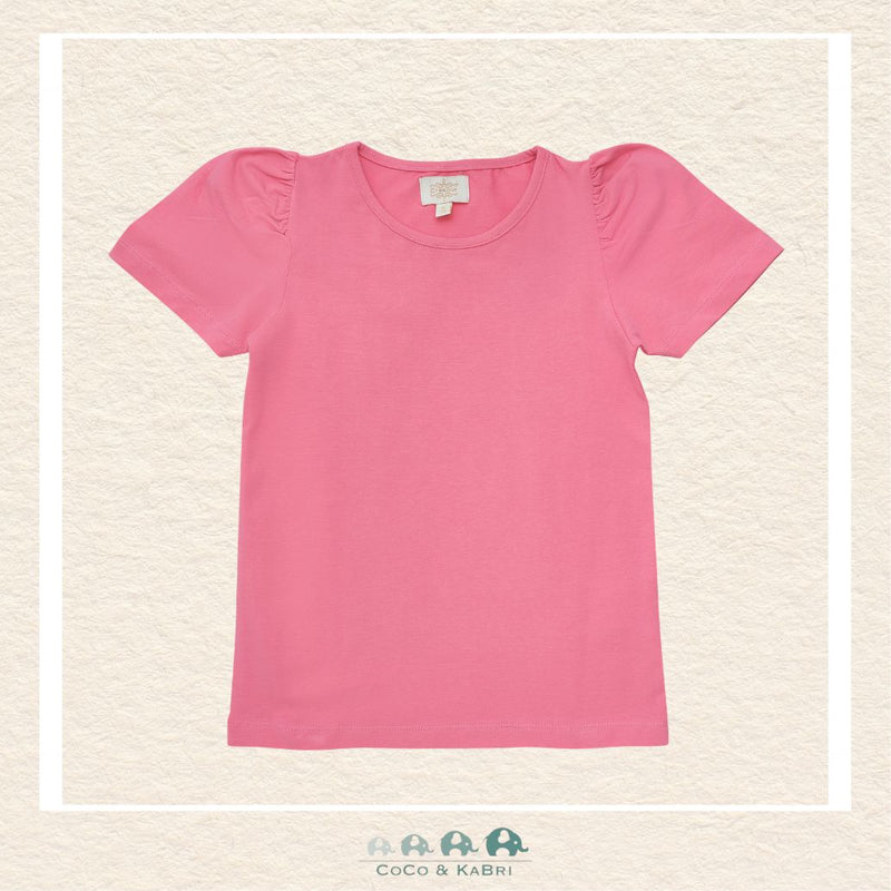 Creamie Girls Short Sleeve Shirt in a soft premium fabric featuring a comfortable fit - Dark Pink