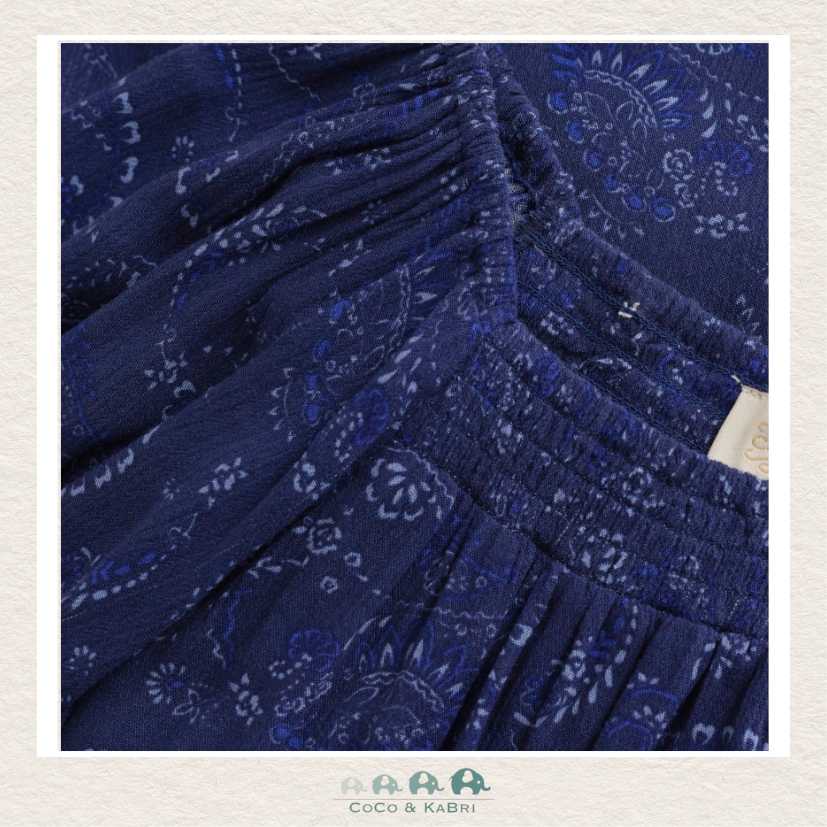 Creamie Twilight Blue Paisley Dress, CoCo & KaBri Children's Boutique