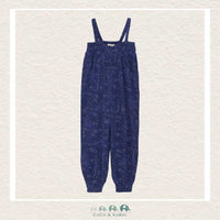 Creamie: Twilight Blue Paisley Jumpsuit, CoCo & KaBri Children's Boutique