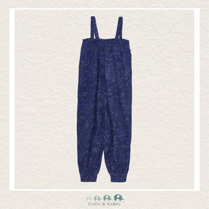 Creamie: Twilight Blue Paisley Jumpsuit, CoCo & KaBri Children's Boutique