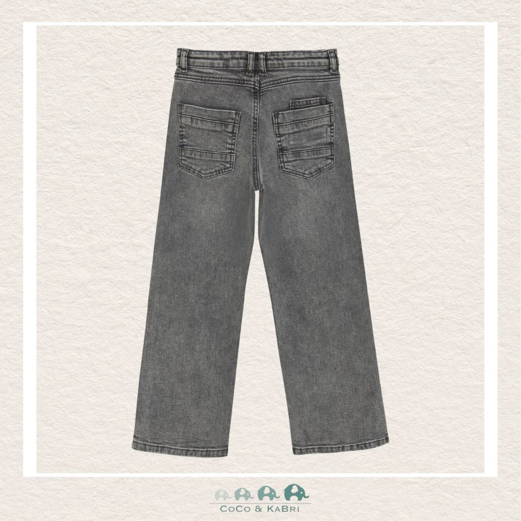 Creamie: Wide Fit Gray Denim, CoCo & KaBri Children's Boutique