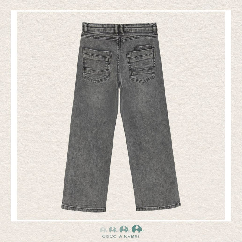 Creamie: Wide Fit Gray Denim, CoCo & KaBri Children's Boutique