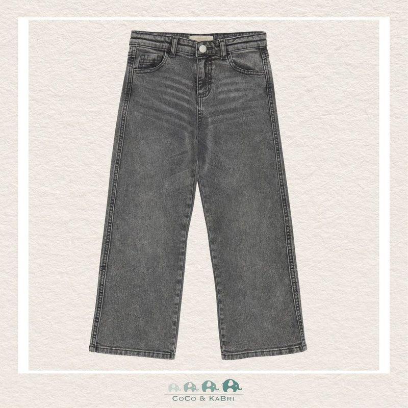Creamie: Wide Fit Gray Denim, CoCo & KaBri Children's Boutique