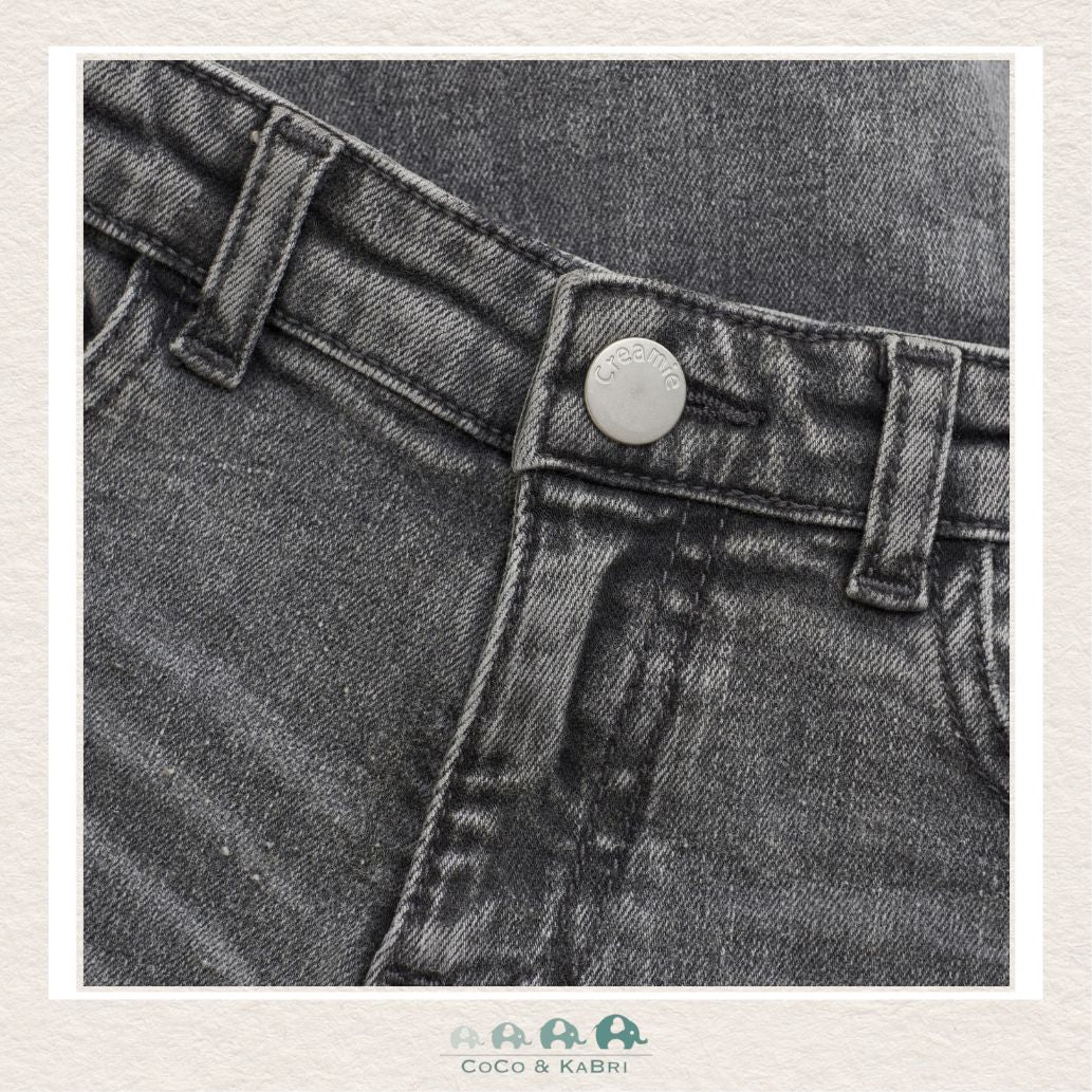 Creamie: Wide Fit Gray Denim, CoCo & KaBri Children's Boutique