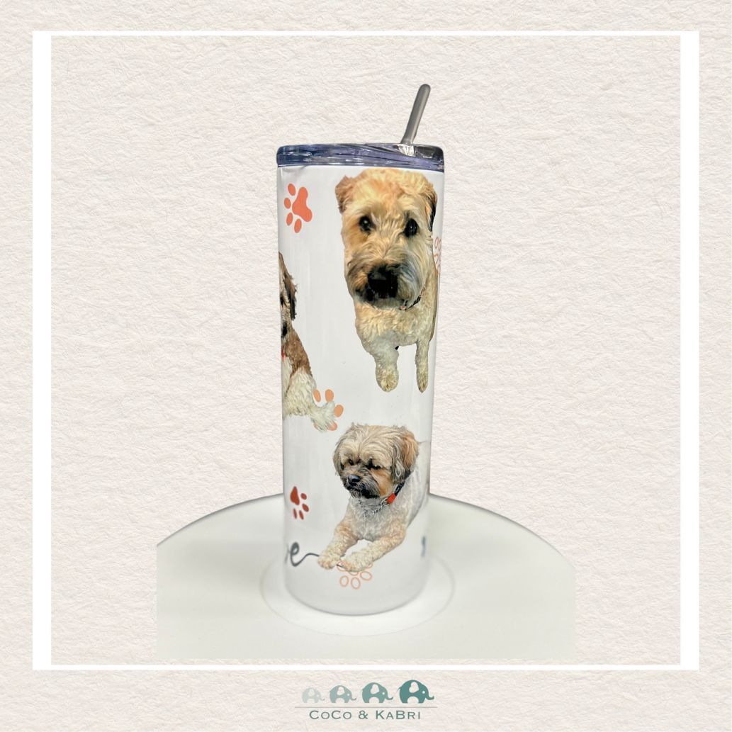 Custom 20 oz Stainless Steel Tumbler, CoCo & KaBri Children's Boutique