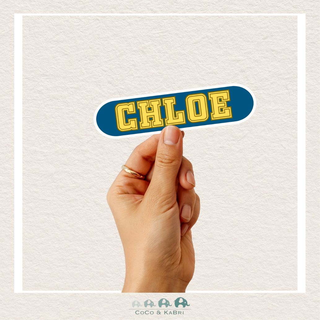 Custom Name Sticker - Admiral Font, CoCo & KaBri Children's Boutique