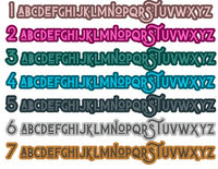 Custom Name Sticker - Badhorse Font, CoCo & KaBri Children's Boutique