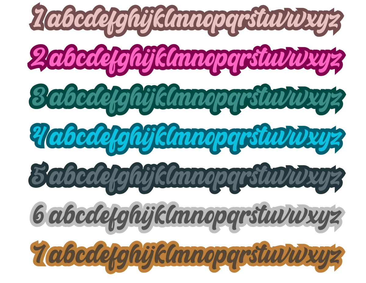 Custom Name Sticker - Bomber Filled Font, CoCo & KaBri Children's Boutique