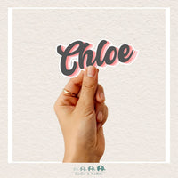 Custom Name Sticker - Bomber Filled With Shadow Font, CoCo & KaBri Children's Boutique