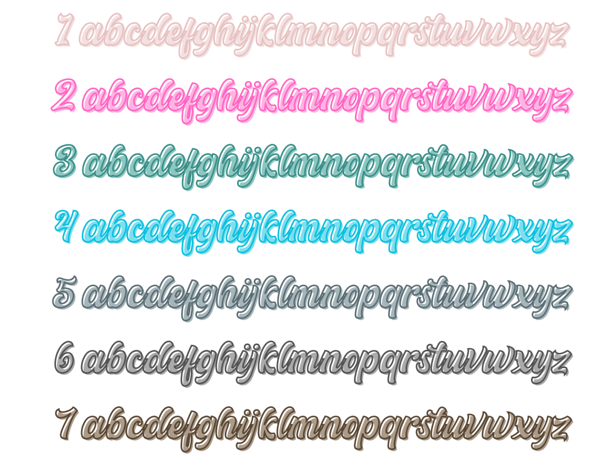 Custom Name Sticker - Bomber Shadow Font, CoCo & KaBri Children's Boutique