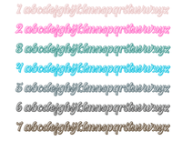 Custom Name Sticker - Bomber Shadow Font, CoCo & KaBri Children's Boutique