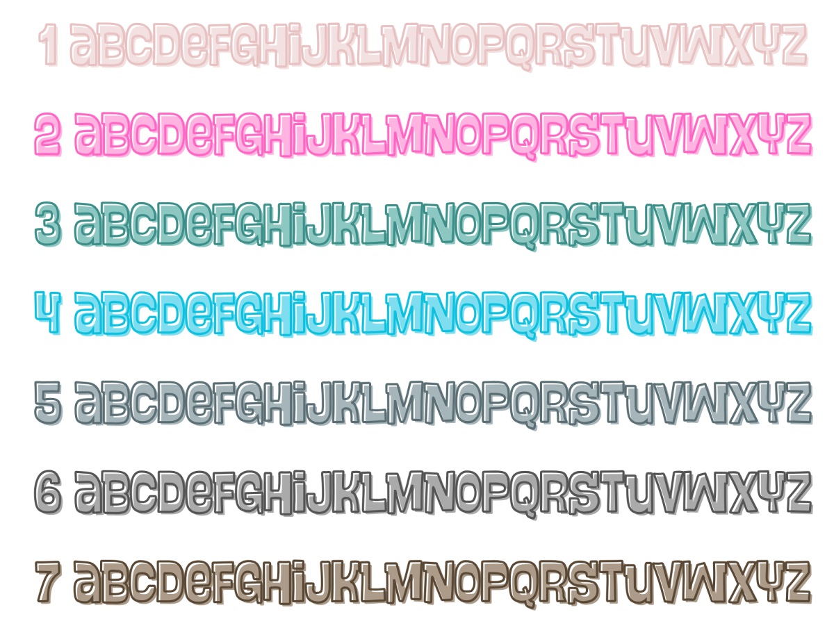 Custom Name Sticker - Swung Font - Offset, CoCo & KaBri Children's Boutique
