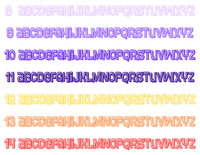 Custom Name Sticker - Swung Font - Offset, CoCo & KaBri Children's Boutique