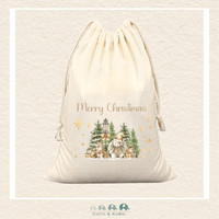 Custom Santa Sack - Gold Bunny Medium (Made To Order), CoCo & KaBri Children's Boutique