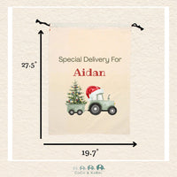 Custom Santa Sack - Tractor Large Bag (Made To Order), CoCo & KaBri Children's Boutique