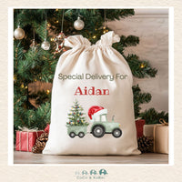 Custom Santa Sack - Tractor Large Bag (Made To Order), CoCo & KaBri Children's Boutique