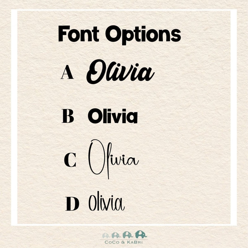 Customizable Ceramic Christmas Ornament 2.75" First Christmas (Made to Order) Style 2, CoCo & KaBri Children's Boutique