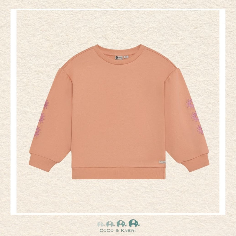 Daily 7: Girls Peach Sweatshirt, CoCo & KaBri Children's Boutique