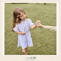 Daily 7 Striped Blue Dress, CoCo & KaBri Children's , Brooks Alberta Canada