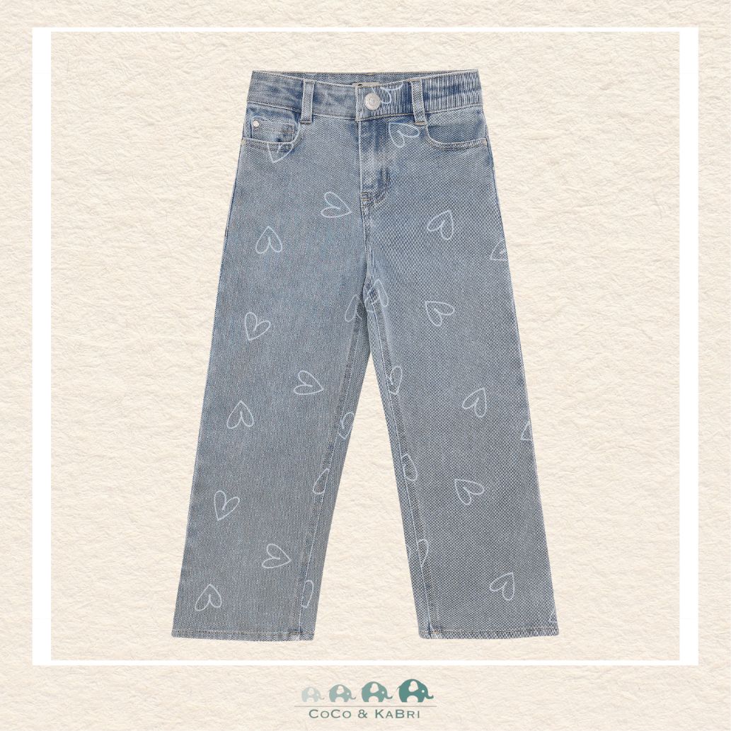 Daily 7: Wide Leg Denim with Hearts, CoCo & KaBri Children's Boutique