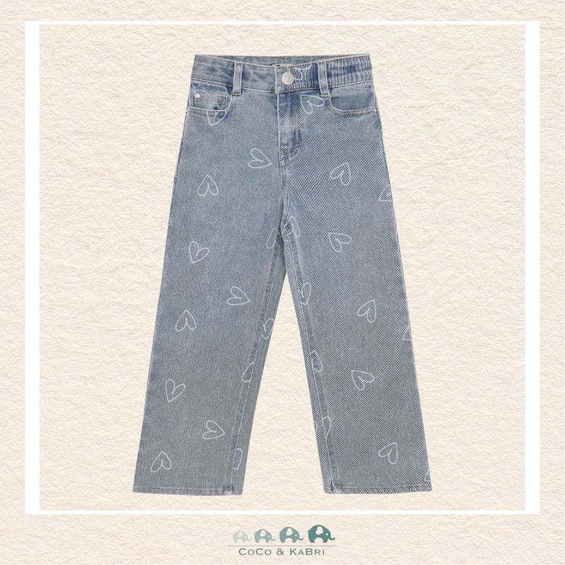 Daily 7: Wide Leg Denim with Hearts, CoCo & KaBri Children's Boutique