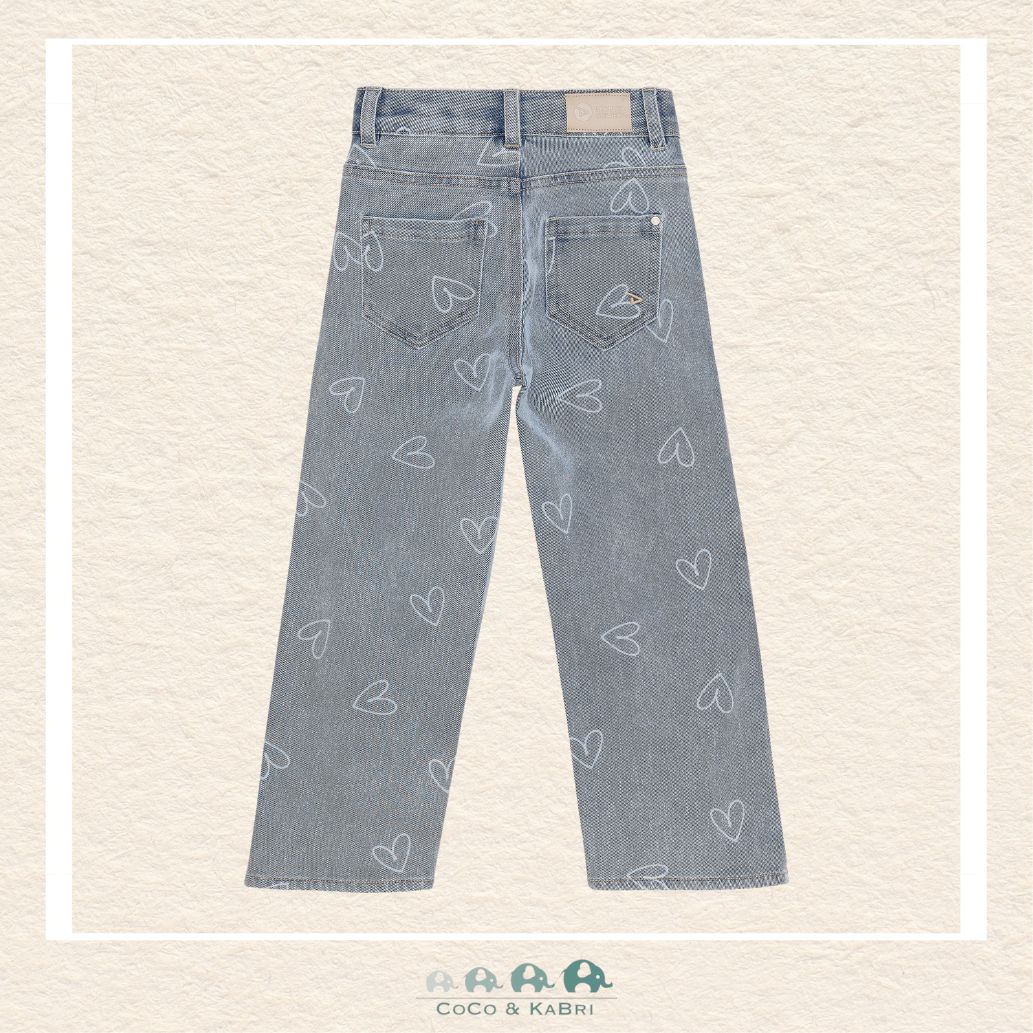 Daily 7: Wide Leg Denim with Hearts, CoCo & KaBri Children's Boutique