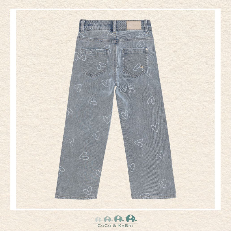 Daily 7: Wide Leg Denim with Hearts, CoCo & KaBri Children's Boutique