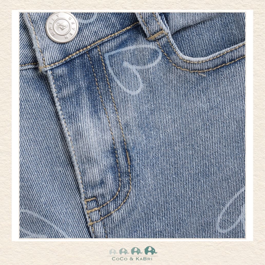 Daily 7: Wide Leg Denim with Hearts, CoCo & KaBri Children's Boutique